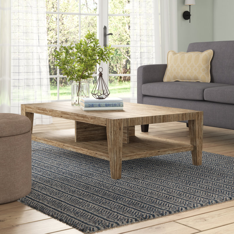 Laurel Foundry Modern Farmhouse Savannah Solid Wood Coffee Table Wayfair